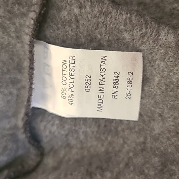 NWOT Woman Within Better Fleece Cargo Sweatpant Pant Charcoal Jogger Size M - Picture 10 of 10